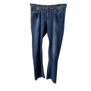 MAC Jeans Mens Blue Denim Straight Leg Relaxed Fit Size 38 x 34 Inch Pants